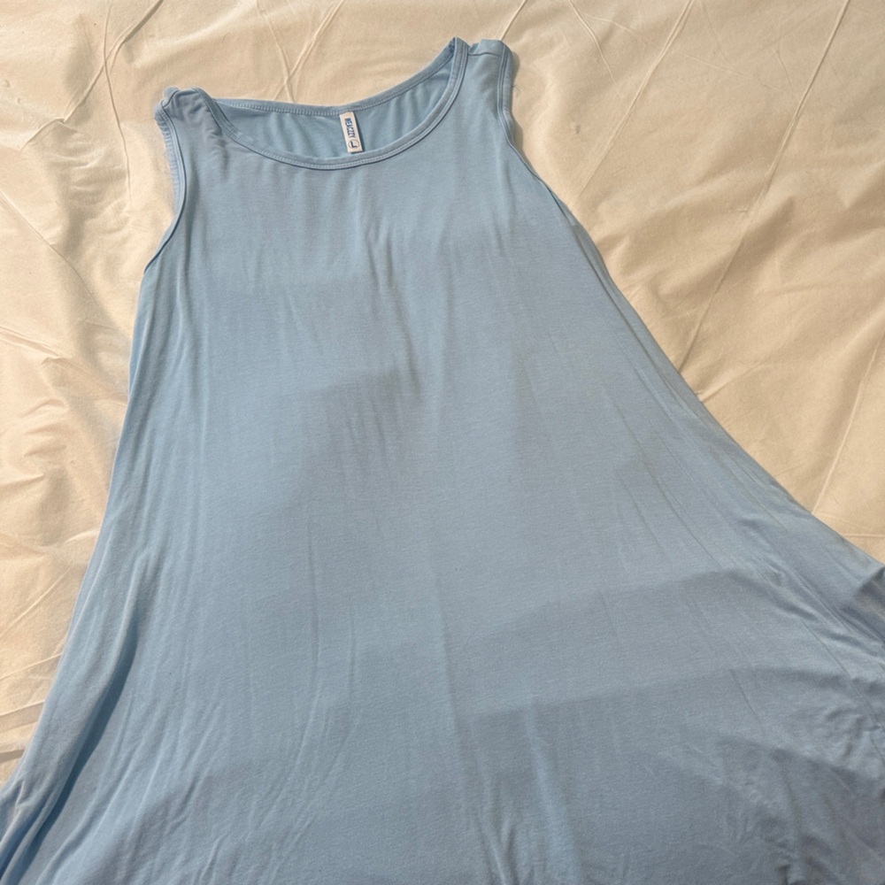 WEACZZY Light Blue Sleeveless Tank Top